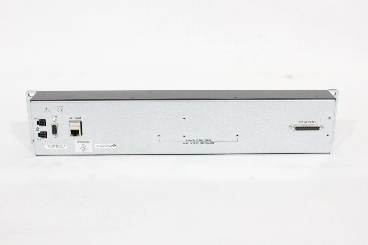 Miranda NV9640A  2 RU LCD X-Y Control Panel