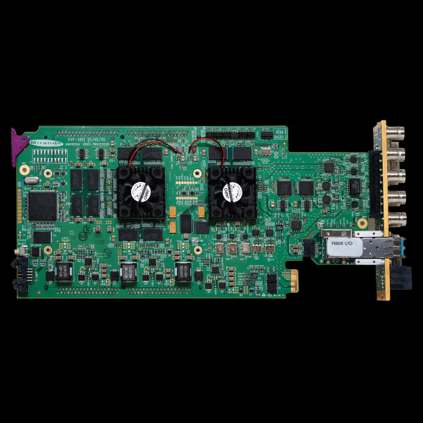 Miranda XVP-3901-75-3TRP Triple Rear Connector Panel 75 Ω