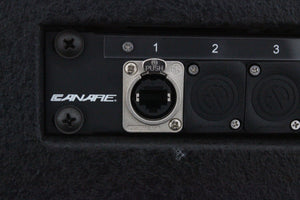 Mobile Production Desk w/ Snell & Wilcox Kahuna Digital Switcher (9648200), Snell & Wilcox Kahuna Panel (9658100), Snell & Wilcox 9648700 Monitor Display, Nevion SL-32XY-CP 32x32 Digital Audio Router RU, 2RU Double Sided Hard Case