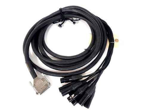 Mogami GOLD AES TD DB25 XLR-10 Tascam/Digi Cable, 8 Channel, DB25-XLR, 10 ft.