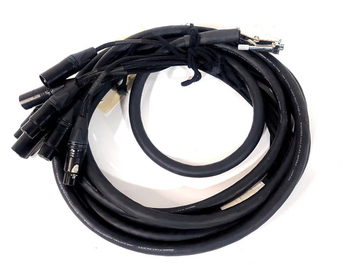 Mogami GOLD AES TD DB25 XLR-15 Tascam/Digi Cable, 8 Channel, DB25-XLR, 15 ft.