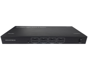 Monoprice MHSS0404E 4x4 HDMI Matrix Switch & Splitter w/ IR Extenders/Receivers