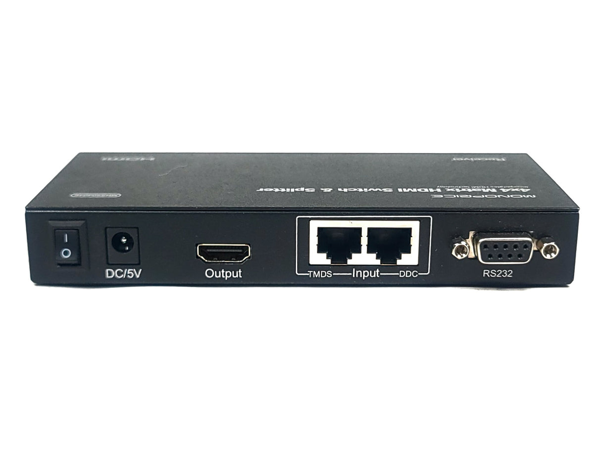 Monoprice MHSS0404E 4x4 HDMI Matrix Switch & Splitter
