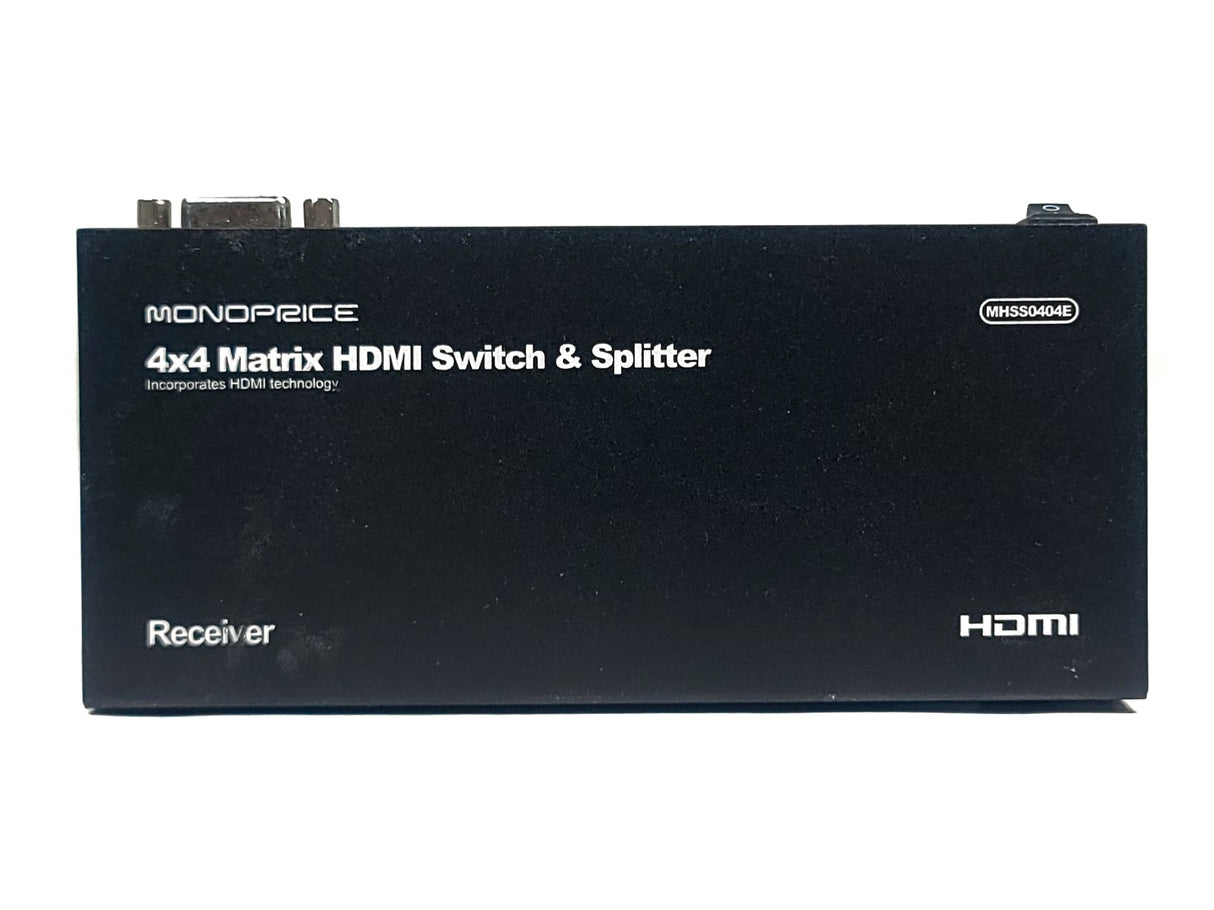 Monoprice MHSS0404E 4x4 HDMI Matrix Switch & Splitter