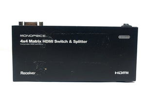 Monoprice MHSS0404E 4x4 HDMI Matrix Switch & Splitter