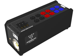 Motion Laboratories 1175-01-003-202-0002 tringer Box Breakered L21-30 In/Thru, 6x 20A Edison Duplex (Breakered @20A)