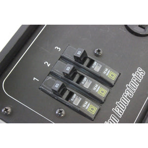 Motion Laboratories 1175-01-003-202-0002 tringer Box Breakered L21-30 In/Thru, 6x 20A Edison Duplex (Breakered @20A)