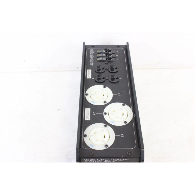 Motion Laboratories 1175-01-003-207-0001 Stringer Box Breakered L21-30 In/Thru 2x 20A Ed Duplex (Breakered @ 20A) 3 x L6-30