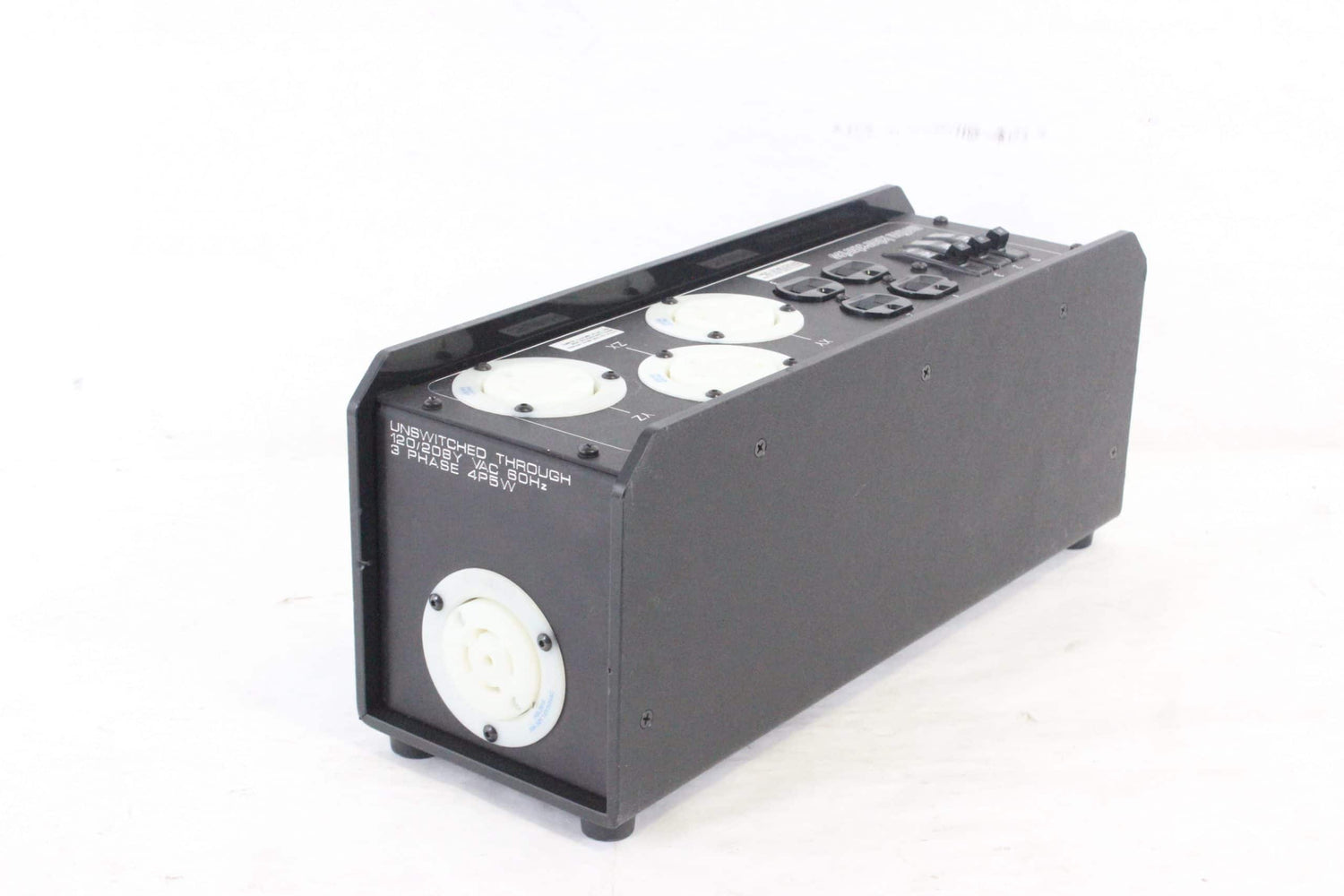 Motion Laboratories 1175-01-003-207-0001 Stringer Box Breakered L21-30 In/Thru 2x 20A Ed Duplex (Breakered @ 20A) 3 x L6-30