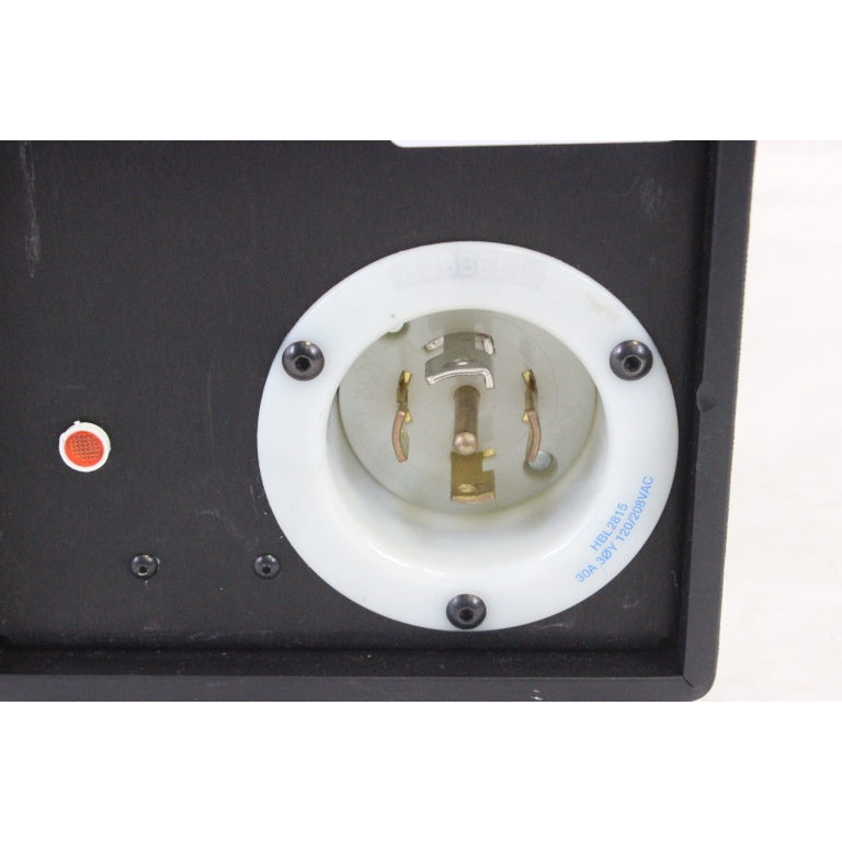 Motion Laboratories 1104-2-DD-050-0012 L14-30 In/Thru, Aux Edison Duplex @15A, (8) Edsion Duplex (Breakered @ 20A)
