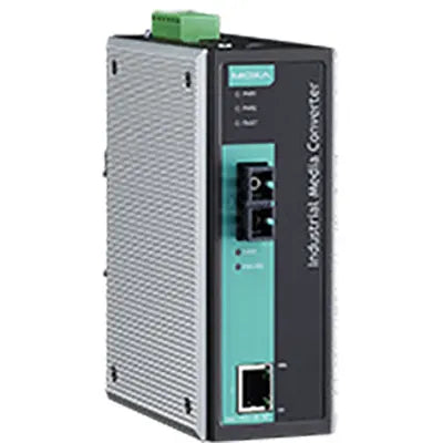 Moxa IMC-101-S-SC Industrial Ethernet-to-Fiber Media Converter