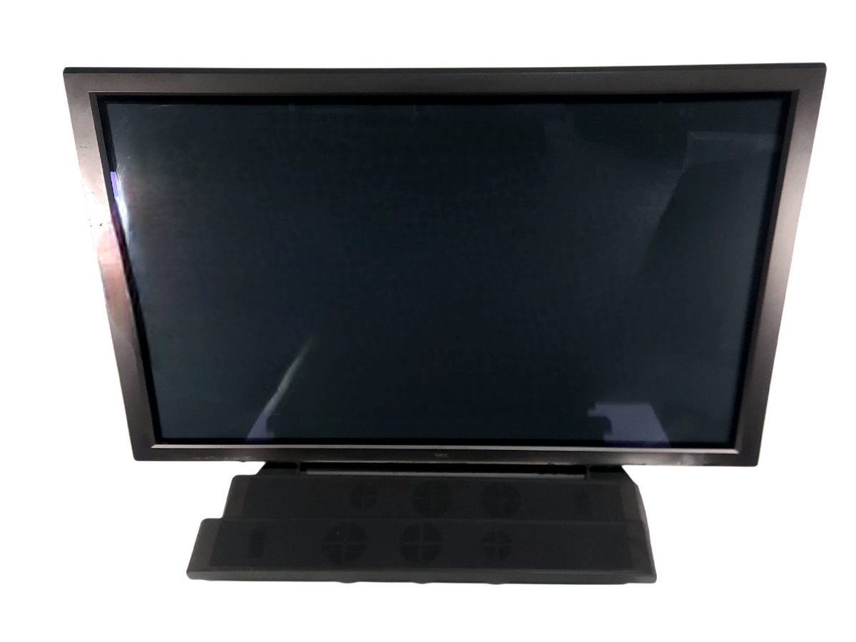NEC PlasmaSync PX-50XM5A 50-Inch Plasma Monitor w/ (2) NEC PX-50SP1U Speakers in Wheeled Road Case