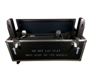 NEC PlasmaSync PX-50XM5A 50-Inch Plasma Monitor w/ (2) NEC PX-50SP1U Speakers in Wheeled Road Case