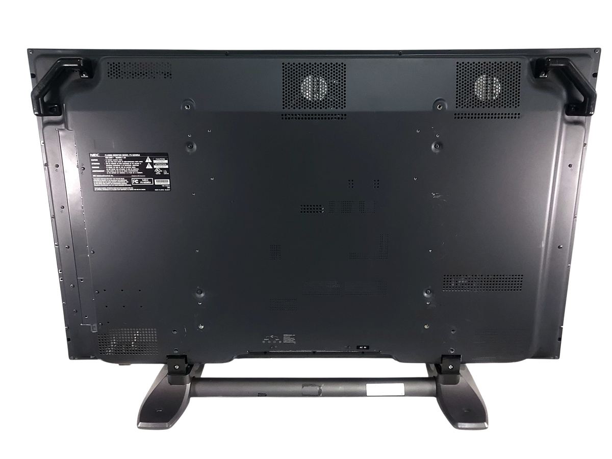 NEC PlasmaSync PX-50XM5A 50-Inch Plasma Monitor w/ (2) NEC PX-50SP1U Speakers in Wheeled Road Case