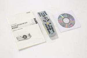 NEC NP3250W 4000 Lumens 1280x800 WXGA Conference Room Projector w/ Remote ( 1030 Lamp Hours)
