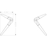 NEC ST-401 Table Top Stands for PXX4 & VXX4 Products
