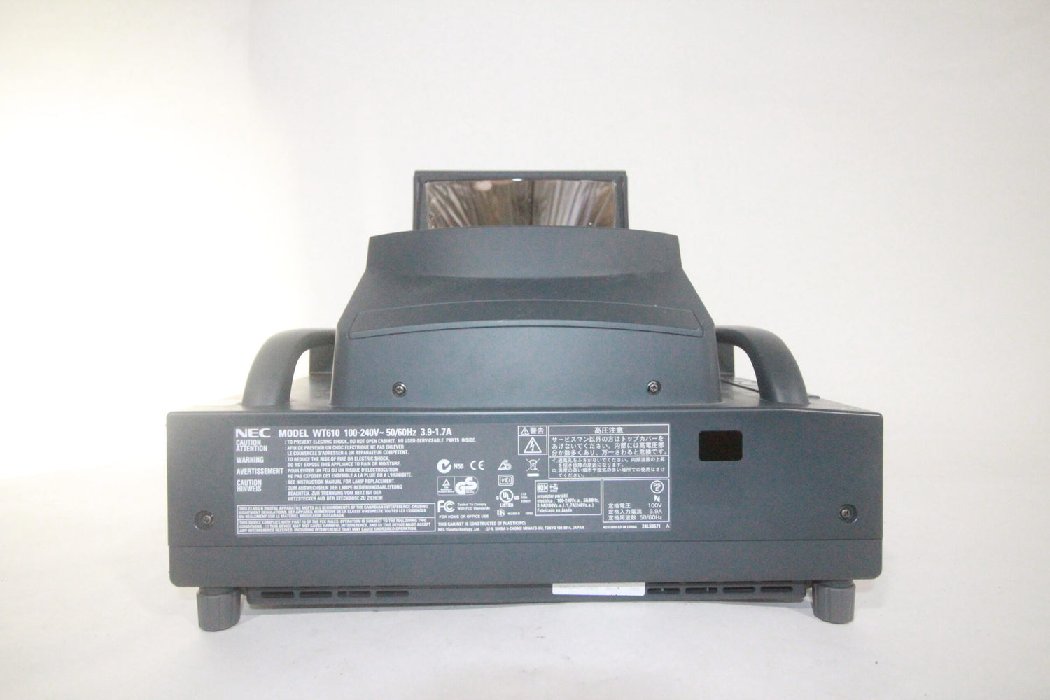 NEC WT610 XGA 2,000 Lumens Conference Room Projector