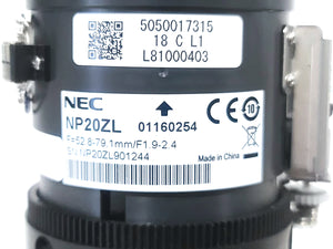 NEC NP20ZL 3.58–5.38:1 Projector Zoom Lens