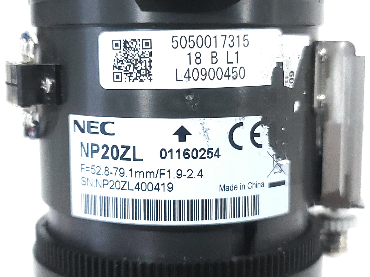 NEC NP20ZL 3.58–5.38:1 Projector Zoom Lens