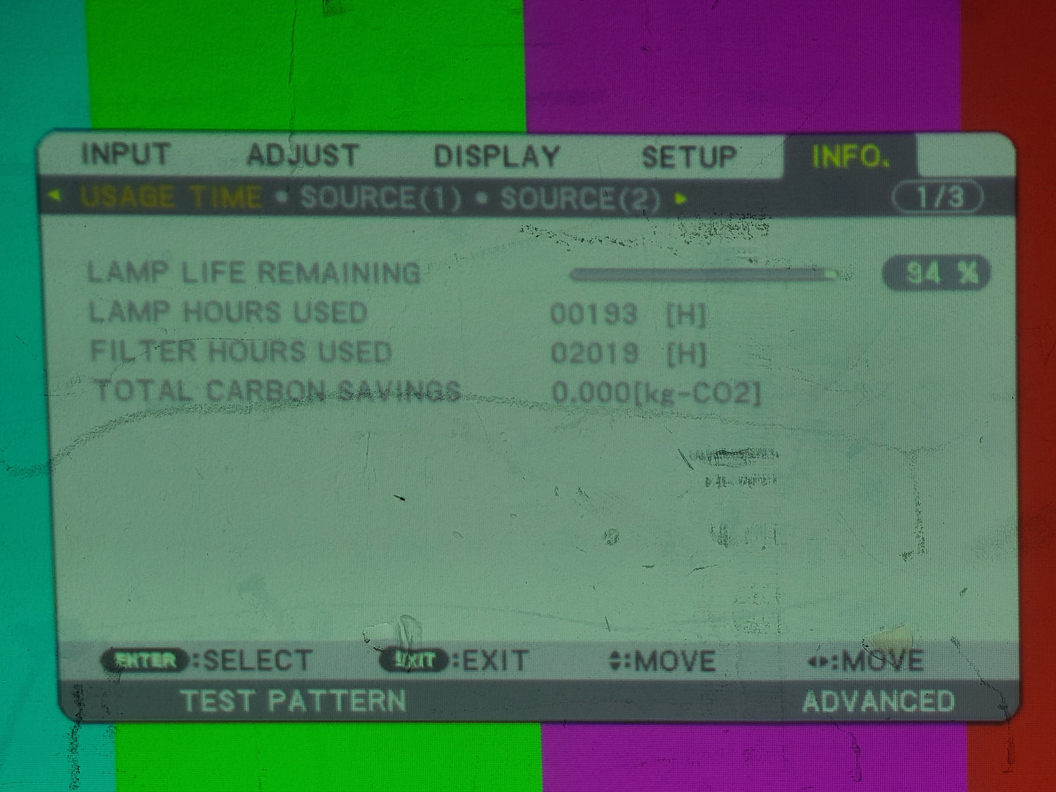 NEC PA622U Lumens 6,200 WUXGA 3LCD Projector (193 Hours) NO LENS