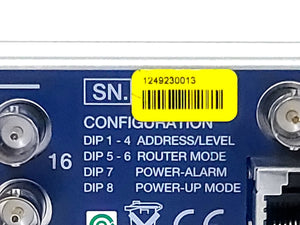 NEVION SUBLIME-V1616-CP ANALOG VIDEO ROUTER