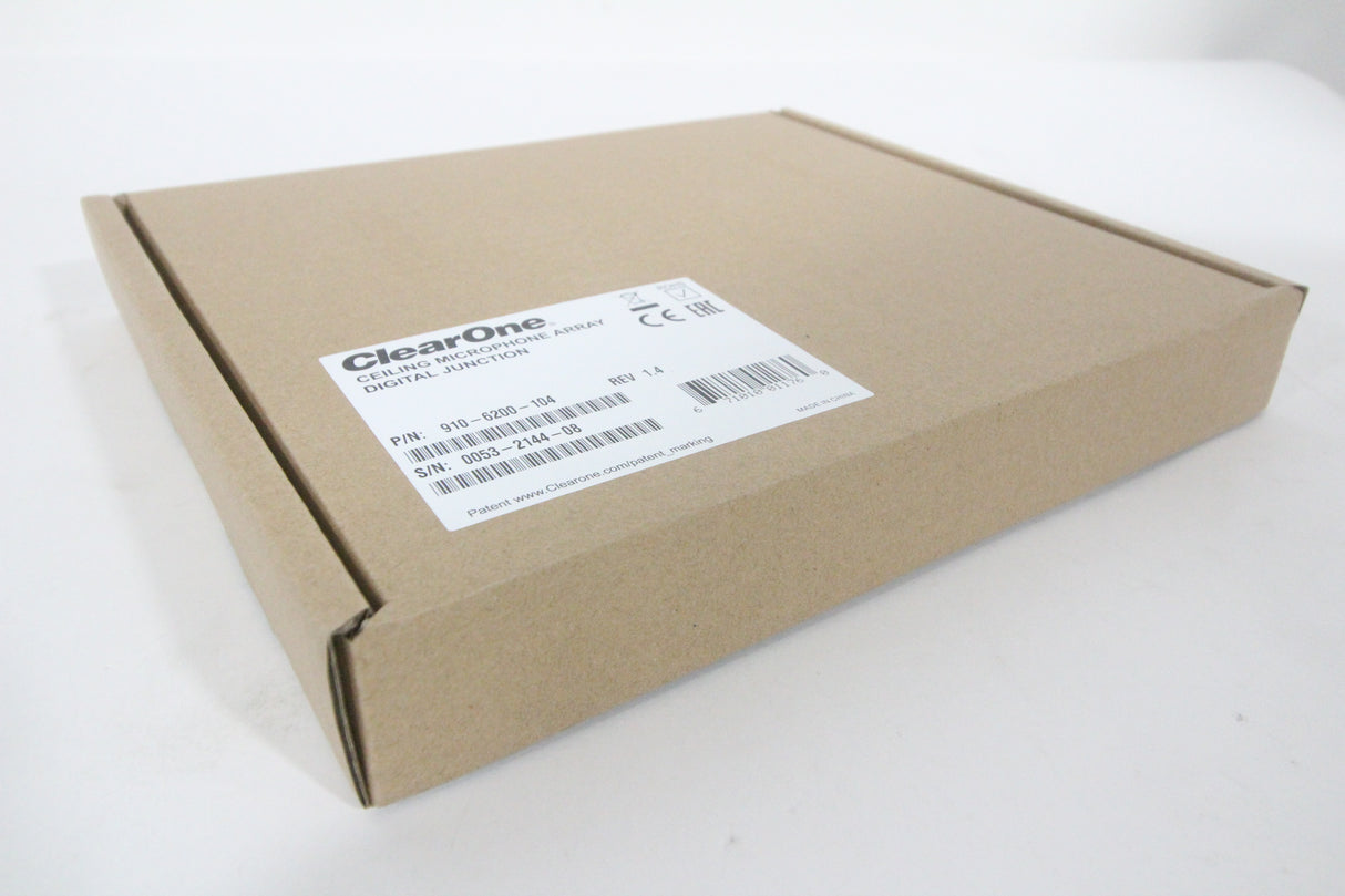 (NEW) ClearOne Ceiling Mic Array Digital Junction Box w/ Dante