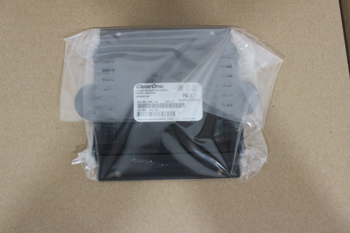 (NEW) ClearOne Ceiling Mic Array Digital Junction Box w/ Dante