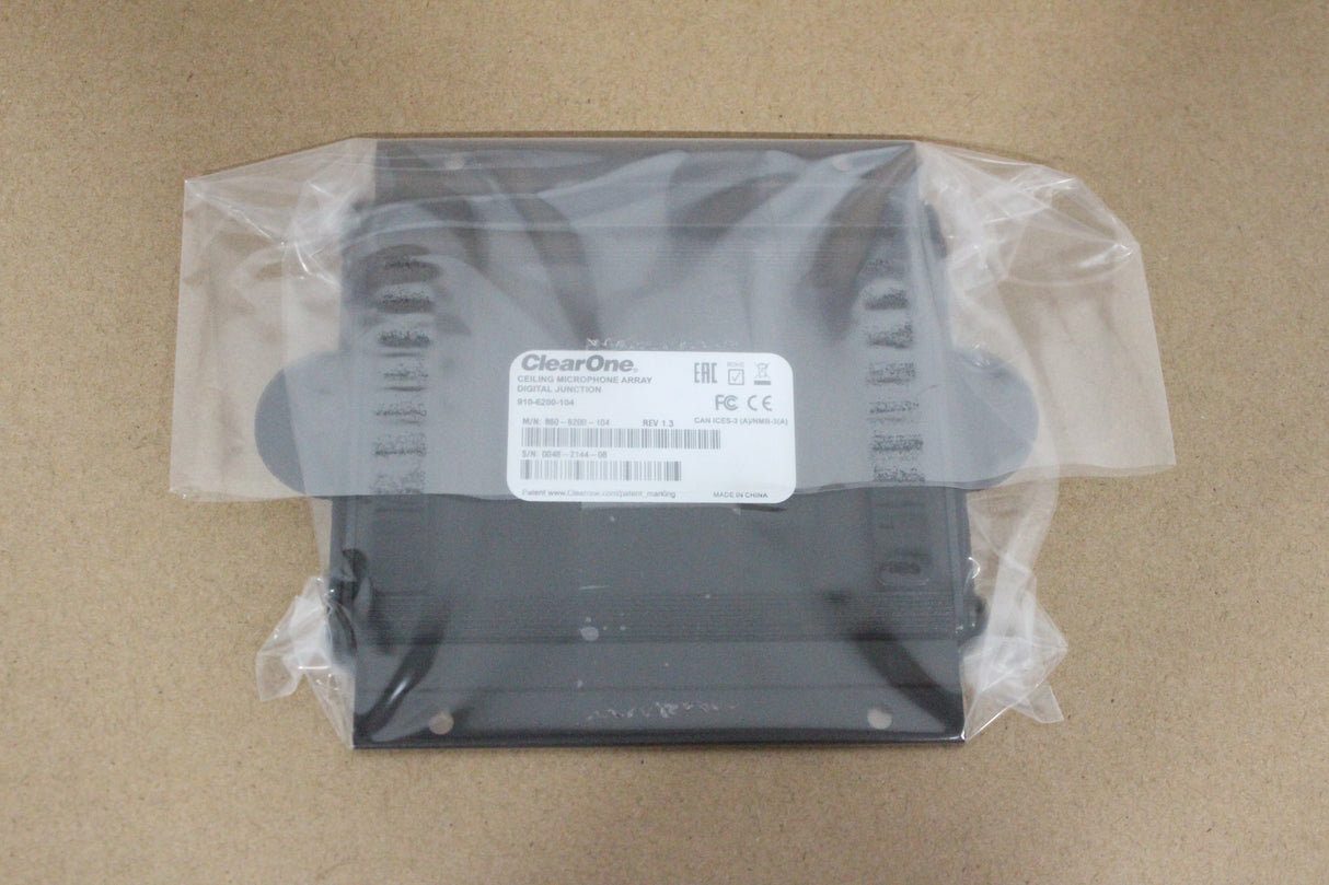(NEW) ClearOne Ceiling Mic Array Digital Junction Box w/ Dante