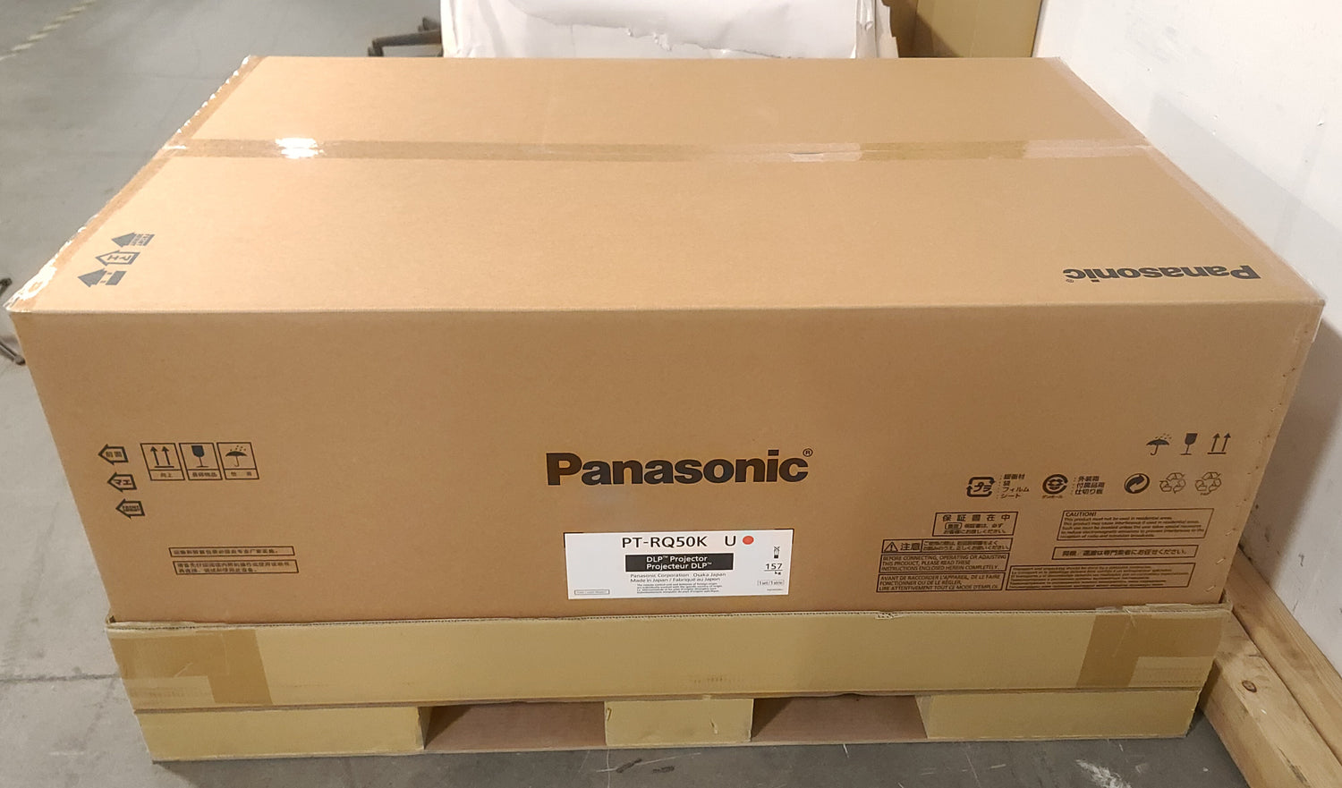 (NEW) Panasonic PT-RQ50K U 50k Lumens 4K 3-Chip DLP Projector