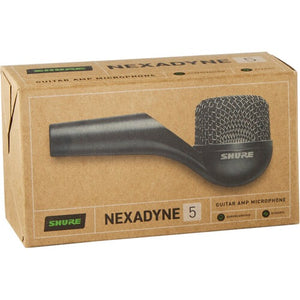 Shure Nexadyne 5 Supercardioid Dynamic Guitar Amp Microphone, Black