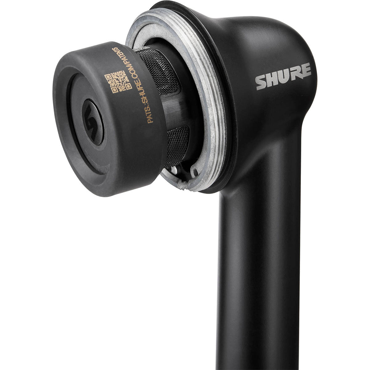 Shure Nexadyne 6 Supercardioid Dynamic Tom/Snare Microphone, Black
