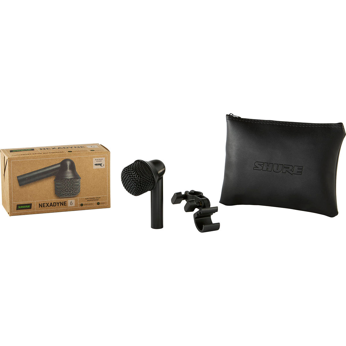 Shure Nexadyne 6 Supercardioid Dynamic Tom/Snare Microphone, Black