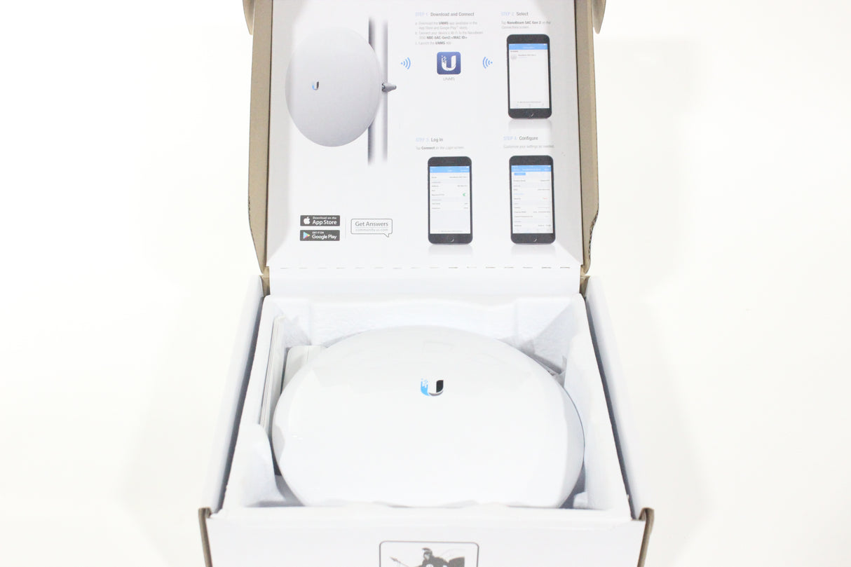 NanoBeam NBE-5AC-Gen2-US AC Gen2 5GHz airMAX CPE with Dedicated Management Radio Bridge