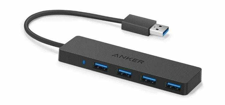 Anker A7516012 Ultra Slim 4-Port USB 3.0 Data Hub