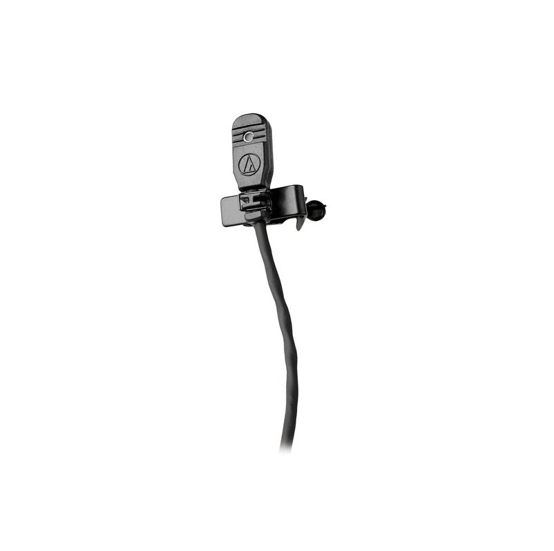 Audio-Technica MT830cH Omnidirectional Lavalier Microphone for Wireless (Black, Hirose 4-Pin cH-Style Connector)