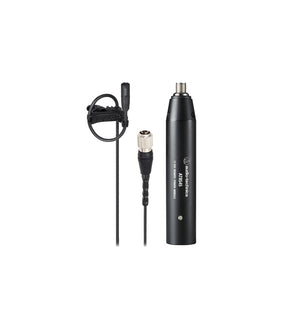 Audio-Technica BP899 Subminiature Omnidirectional Lavalier Microphone with Normal Sensitivity, Hirose cH-Style Connector & XLR/Power Module (Black)