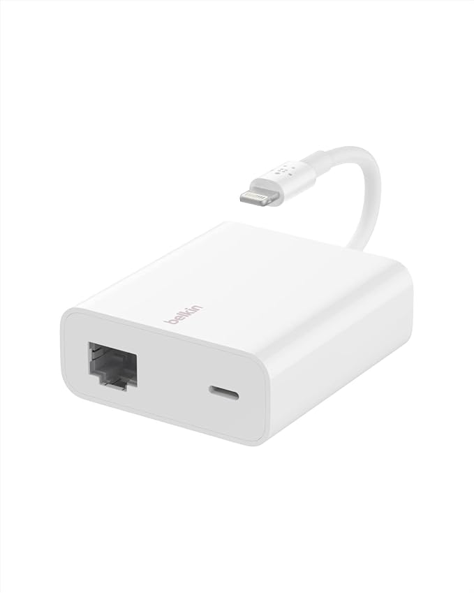 Belkin B2B165BT2 Ethernet + Power Adapter with Lightning Connector