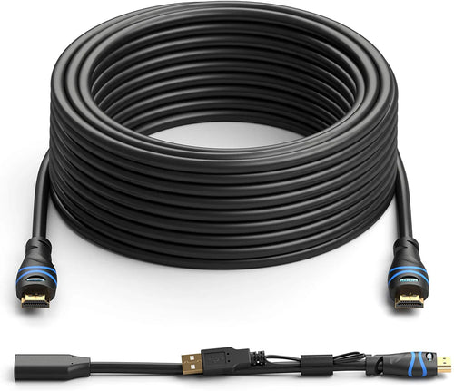 BlueRigger FBA_HDMI-CL3-BL-35FT 4K30Hz, HDR10 In-Wall CL3 Rated 35' HDMI Cable