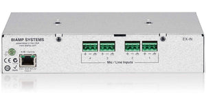Tesira EX-IN 4-Channel Mic/Line Input Expander PoE+