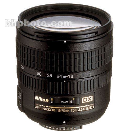 Nikon AFSDX18-70 3.5-4.5G Zoom-NIKKOR 18-70mm f/3.5-4.5G IF-ED Camera Lens