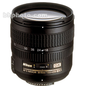 Nikon AFSDX18-70 3.5-4.5G Zoom-NIKKOR 18-70mm f/3.5-4.5G IF-ED Camera Lens