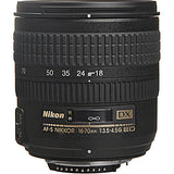 Nikon AFSDX18-70 3.5-4.5G Zoom-NIKKOR 18-70mm f/3.5-4.5G IF-ED Camera Lens