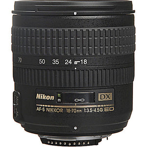 Nikon AFSDX18-70 3.5-4.5G Zoom-NIKKOR 18-70mm f/3.5-4.5G IF-ED Camera Lens