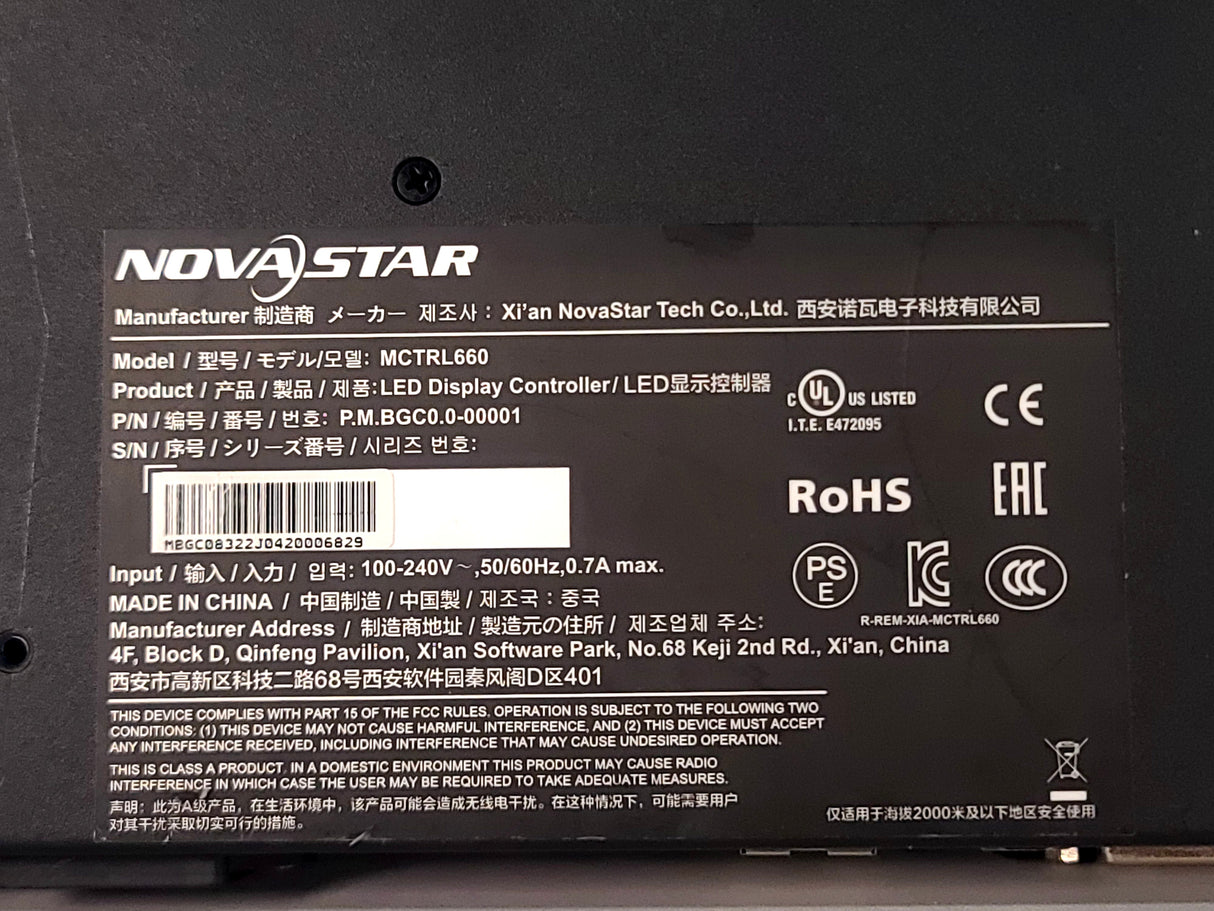 Novastar MCTRL660 LED Display Controller in Original Box