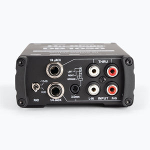 On-Stage DB1050 Passive Multimedia DI Box with Stereo-to-Mono Summing