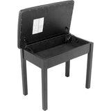 On-Stage KB8902B Flip-Top Keyboard/Piano Bench with Music Compartment
