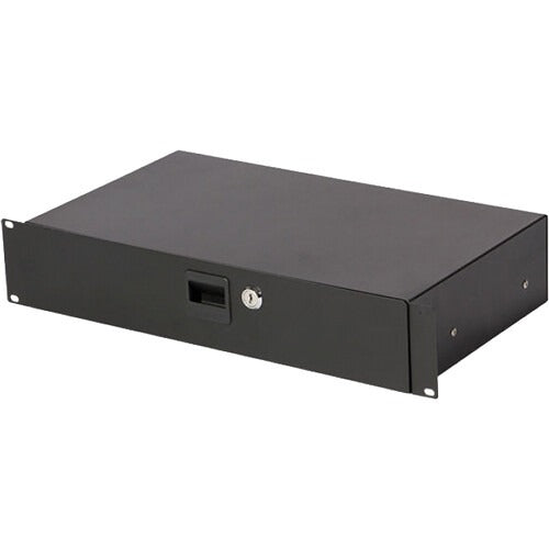 On-Stage RDLS2000 2U Locking Rack Drawer (Shallow)