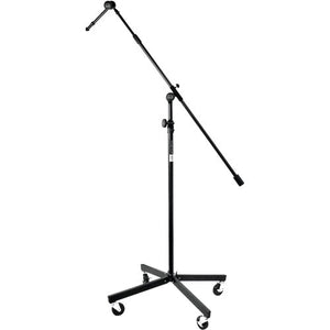 On-Stage SB96+ Tripod Studio Mic Boom with 7" Mini Boom Extension and Casters