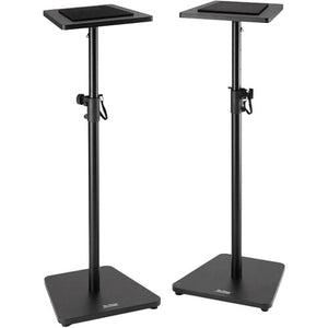 On-Stage SMS7500B Wood Studio Monitor Stands (Black, Pair)