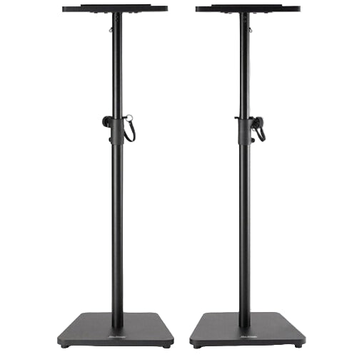 On-Stage SMS7500B Wood Studio Monitor Stands (Black, Pair)